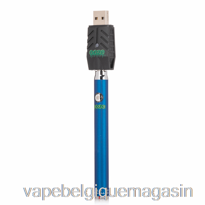 Vape Belgique Ooze 320mah Twist Slim Pen Batterie Bleu